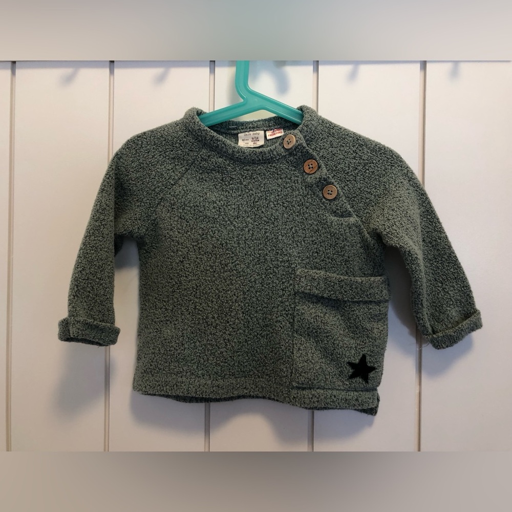 ⭐️5/$30 Zara Sweater size 9-12 Months
